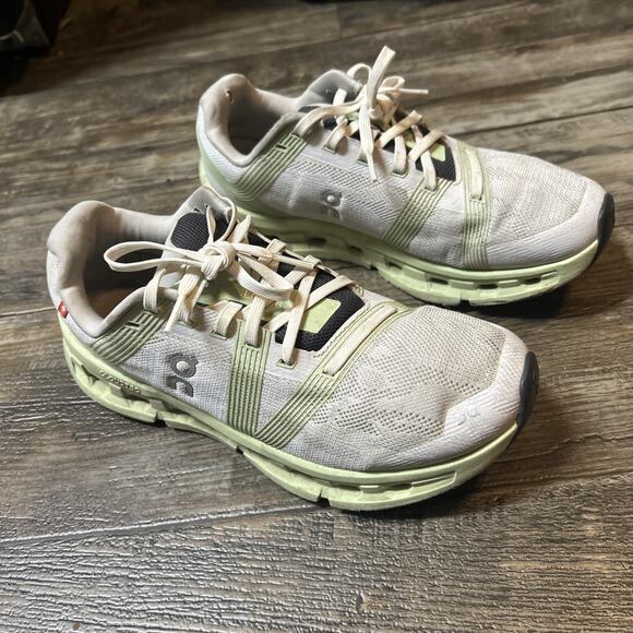 On Shoes Womens Size 6 US Cloudgo White Glacier Mesh Running Sneakers - Picture 1 of 8